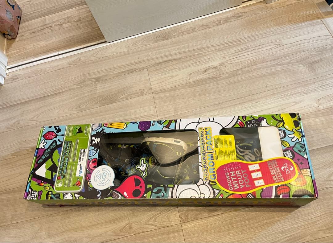 K2 mini turbo スノーボード　4点セット　90cm ハーネス付