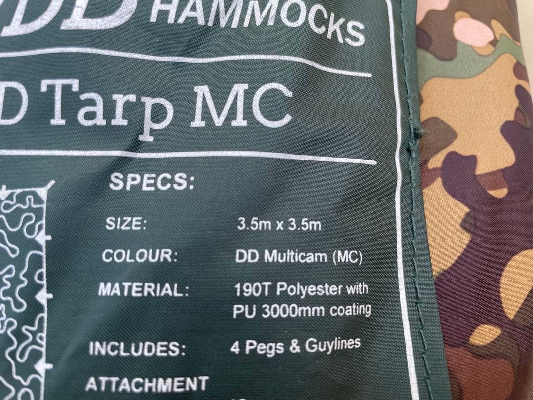 DD Tarp MC 3.5m x 3.5m タープ