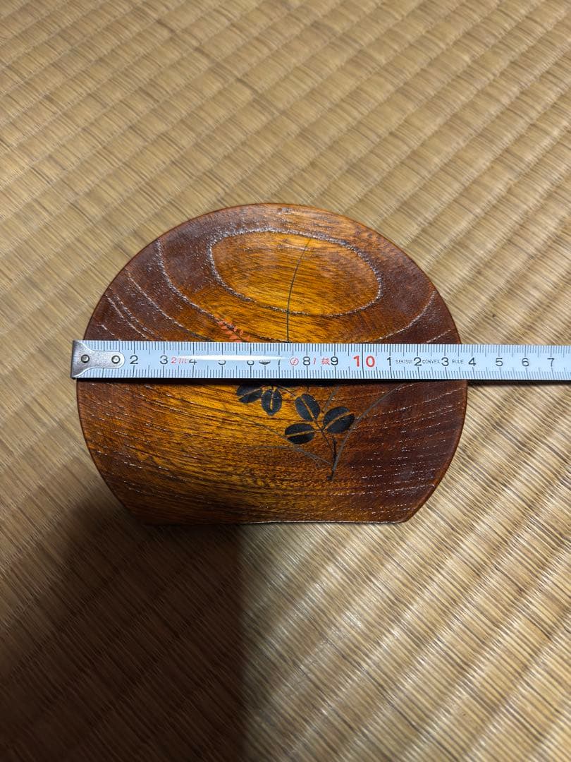 天然木製トレー　半月盆/皿　和風　15枚セット