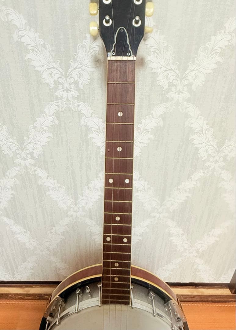 PIRLES ピアレス 5弦バンジョー ブラウン系 ハードケース付