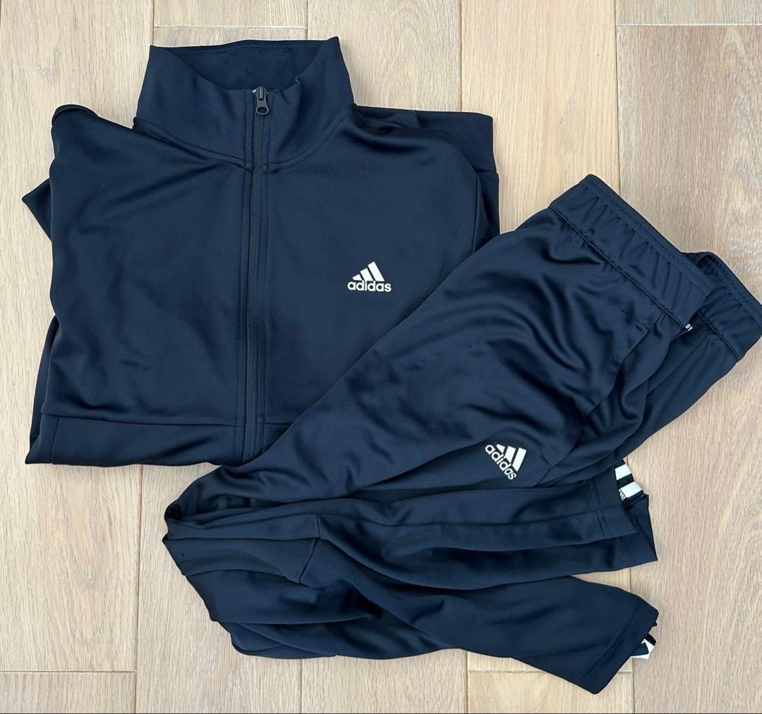 adidas AEROREADYセットアップ　ネイビー　XL ジップアップ　新品