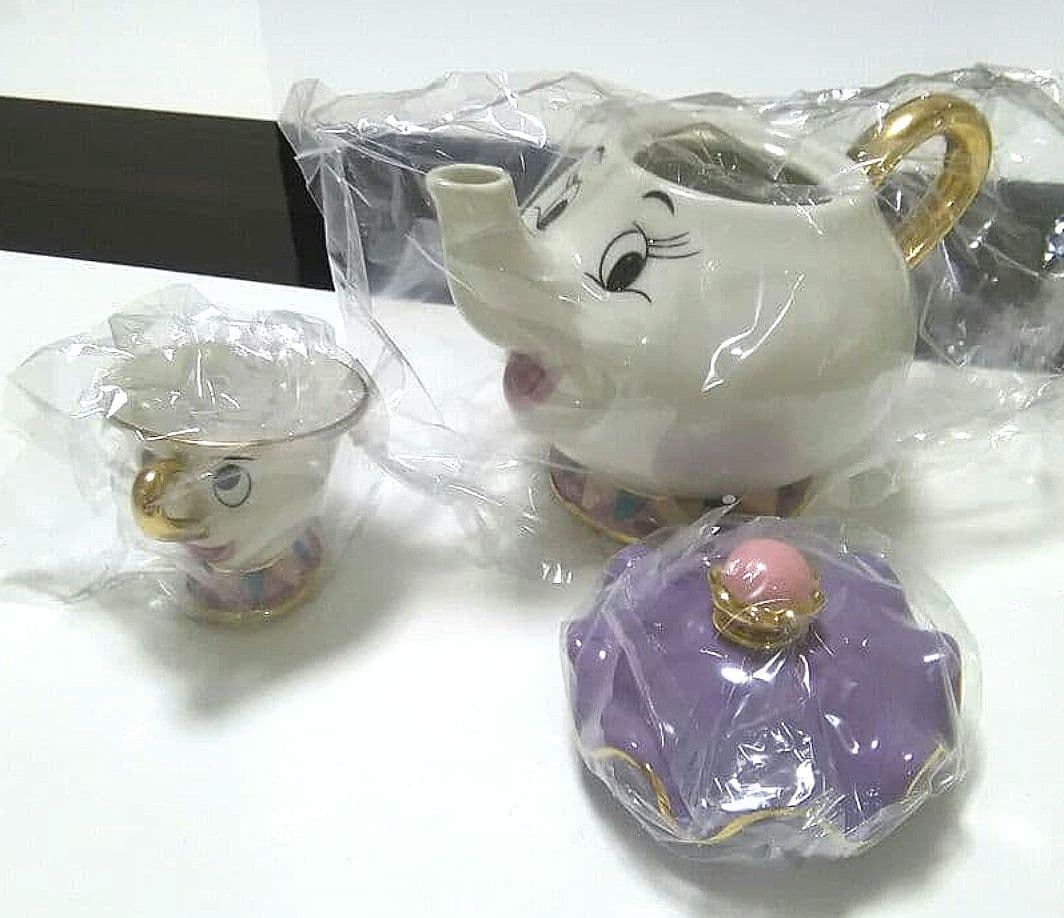 美女と野獣 ポット夫人 チップ ティーポット ティーカップ 加藤工芸