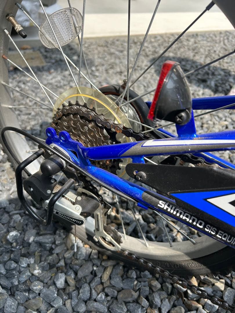 【奈良県　引き取り限定】子供用自転車　generator ブルー　変速付き