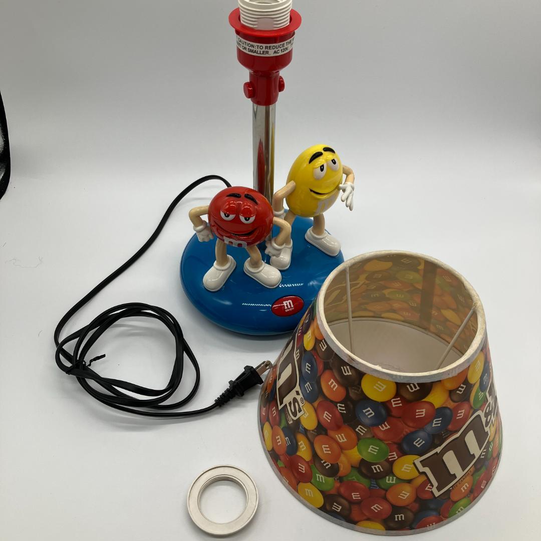 ビンテージ　訳あり　エムアンドエムズ　M&M's　テーブルランプ　ディスクライト