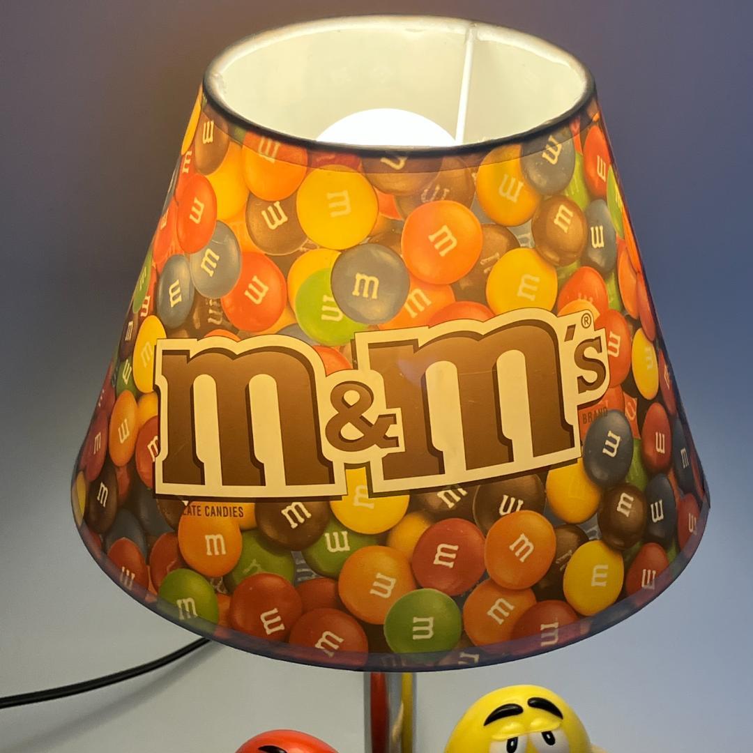 ビンテージ　訳あり　エムアンドエムズ　M&M's　テーブルランプ　ディスクライト