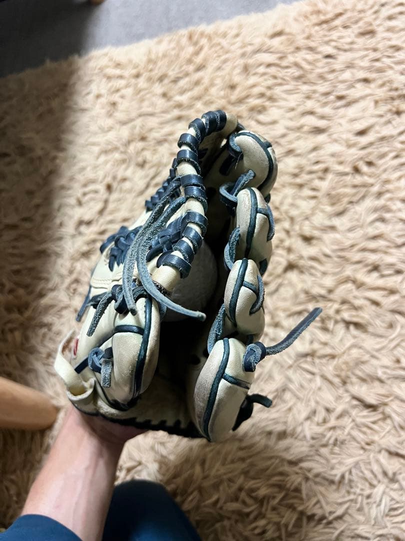 【※一気に値下げ】Rawlings 軟式 クリーム色【大人用】内野用グラブ