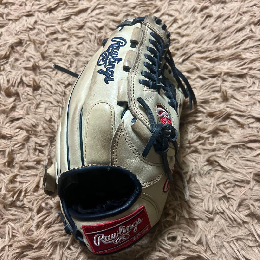 【※一気に値下げ】Rawlings 軟式 クリーム色【大人用】内野用グラブ