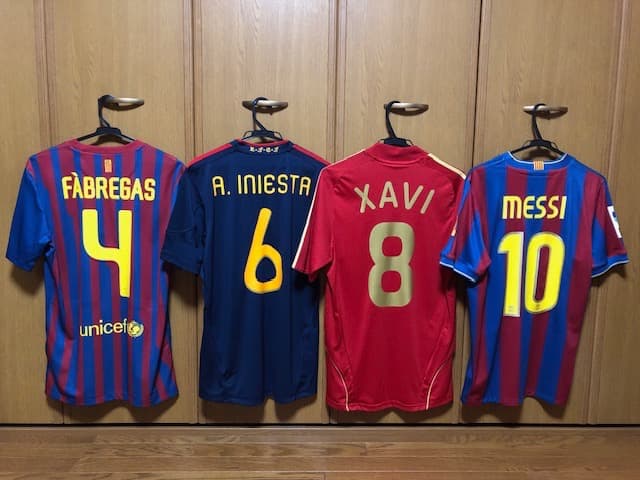 2010 スペイン代表 #6 イニエスタ Sサイズ ワールドカップ優勝