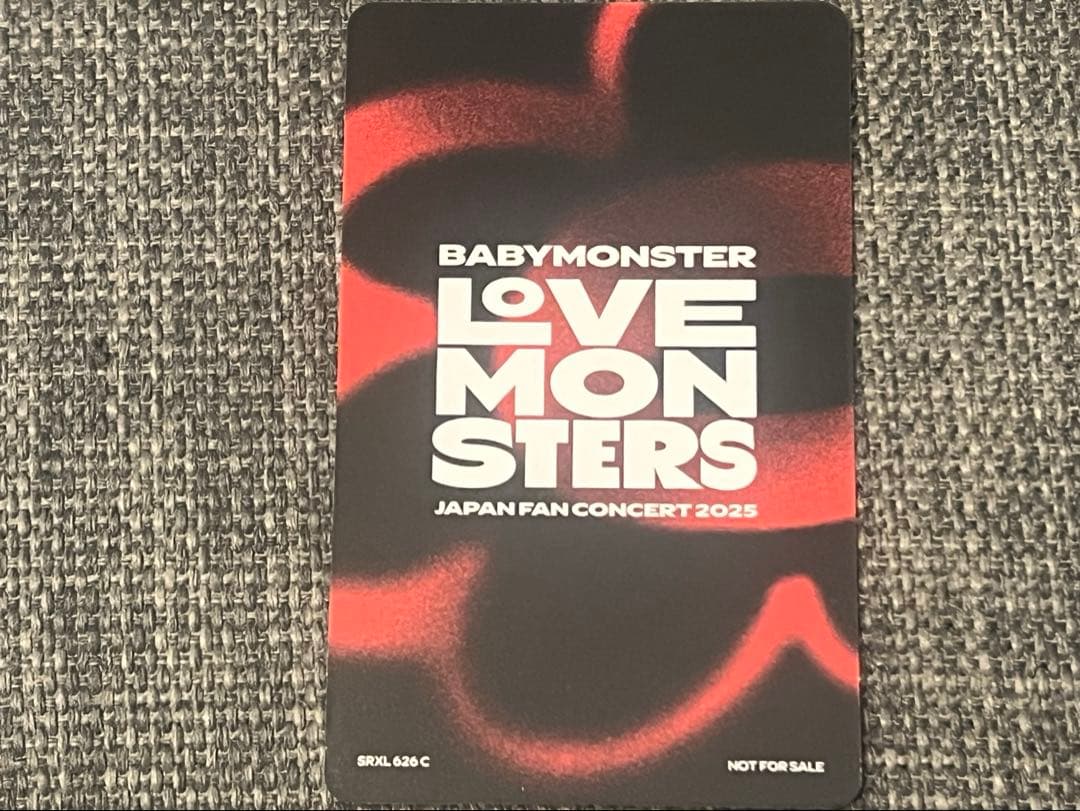 BABYMONSTER LIVE Blu-ray特典トレカ　６枚セット