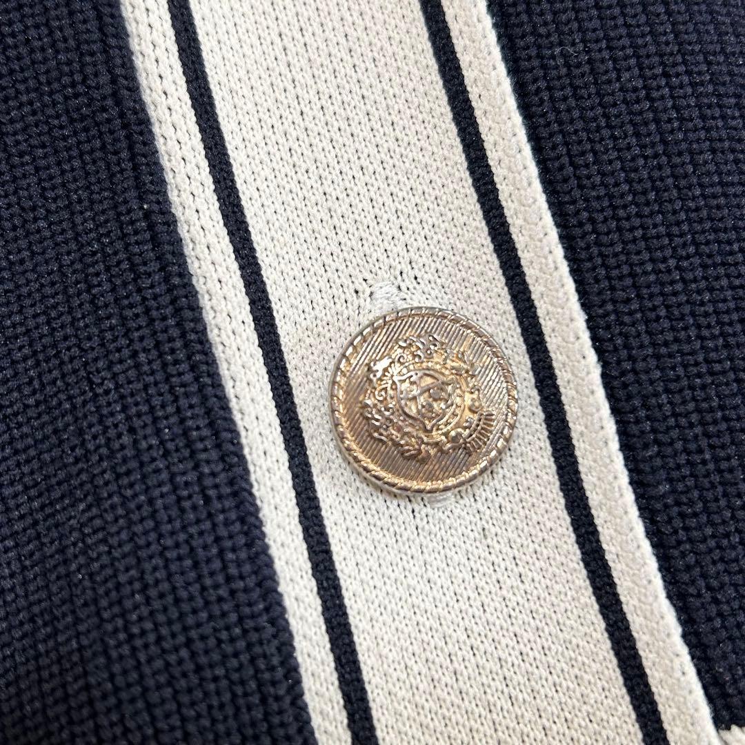 美品 エイミーゴルフ カーディガン カレッジカーディガン EIMY GOLF