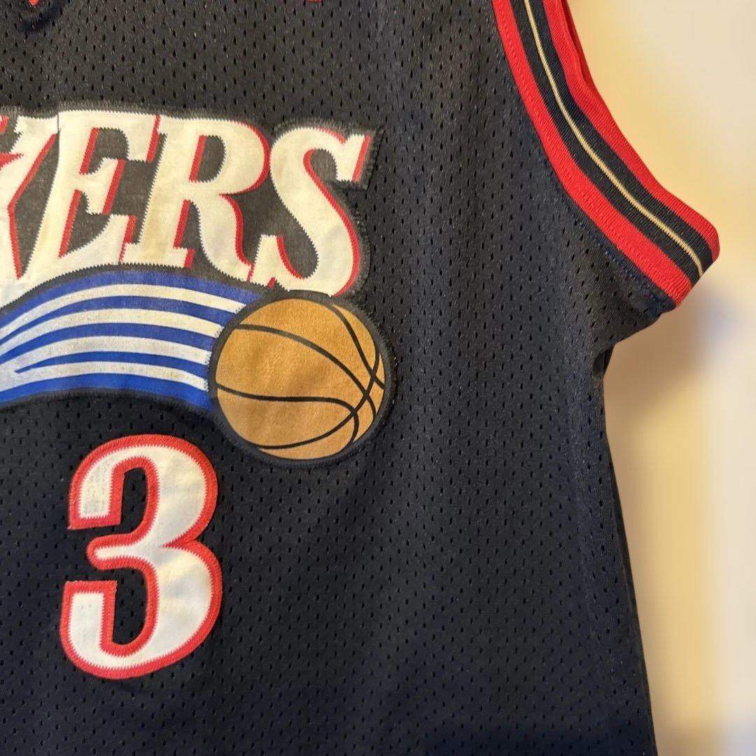 Nike Sixers Iverson ジャージユニフォーム XL ブラック