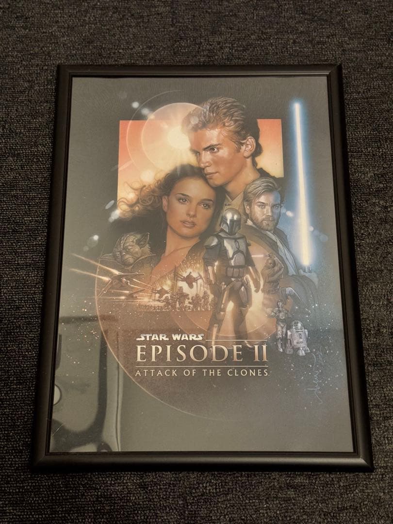 【全9作コンプリート】スターウォーズ 歴代ポスター 額縁付 A3サイズ