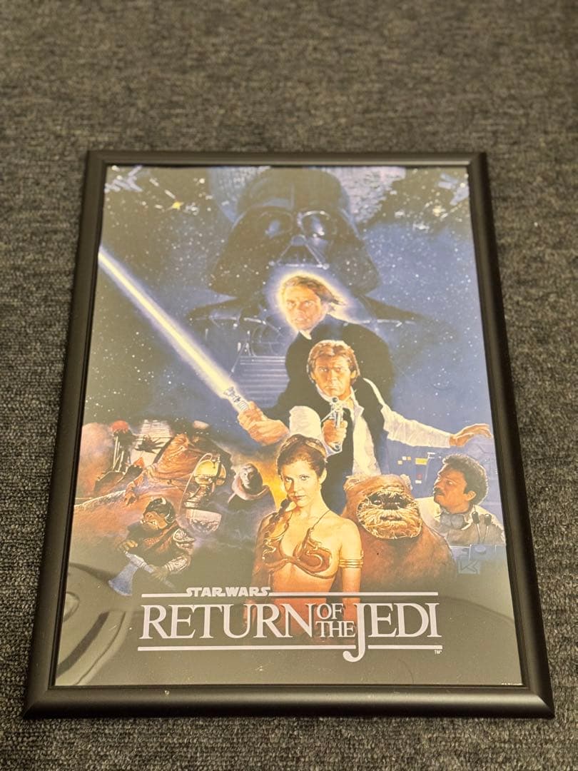 【全9作コンプリート】スターウォーズ 歴代ポスター 額縁付 A3サイズ