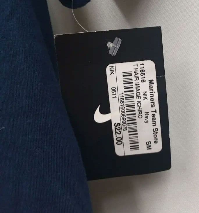 新品未使用 ナイキ イチロー シアトル・マリナーズ Tシャツ NIKE