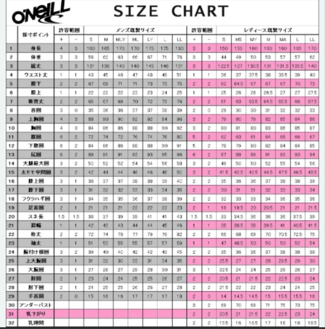 ONEILL⭐️セミドライウェットスーツMSサイズレディース