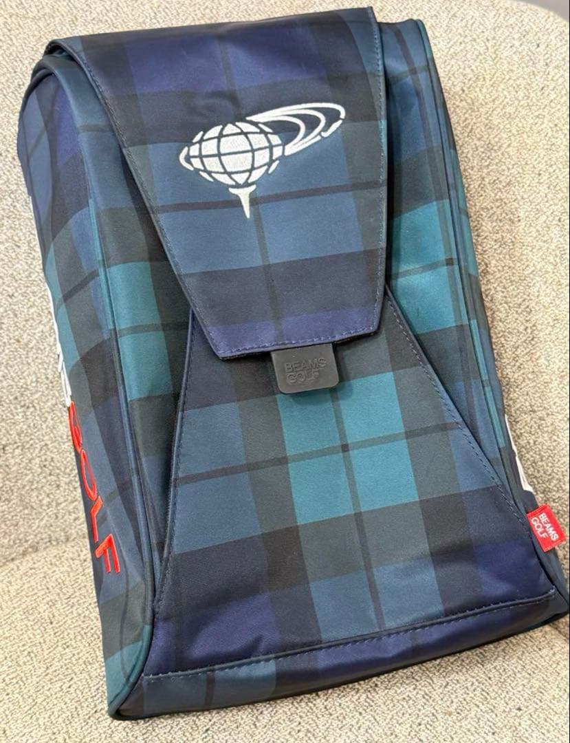 BEAMS GOLF シューズバッグ チェック