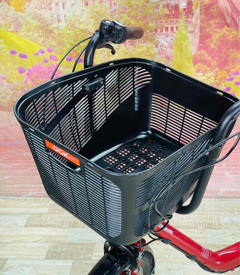 K2311 電動自転車パナソニック子供乗せ 20インチ レッド 8.9Ah
