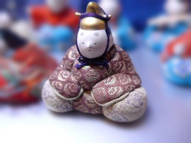 必見です。昭和初期の春山雛の最上級の木目込みのお雛様　15体揃いです