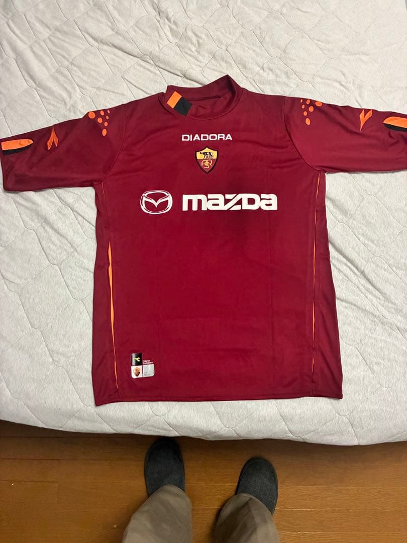 希少　TOTTIトッティー　ローマ　サッカーTシャツ