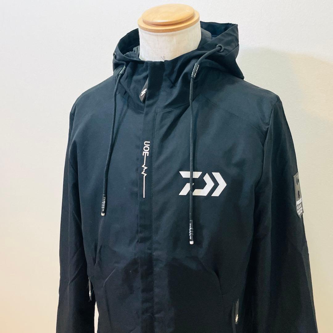 ダイワ ナイロンパーカー 黒 フリーサイズ フィッシング アウトドア 美品