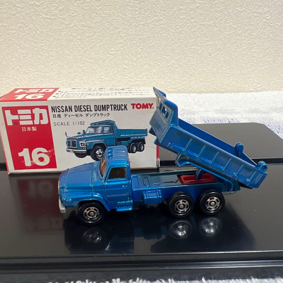 トミカ NISSAN 日産　ディーゼル　ダンプトラック　1/102 日本製　希少
