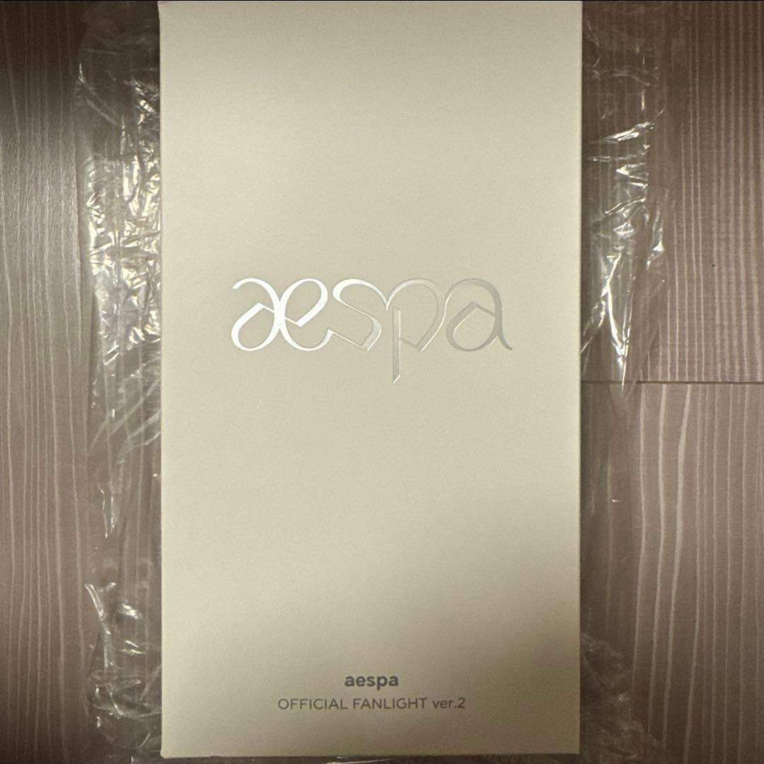 aespa エスパ ペンライト ver2 公式　新品未開封 トレカ4枚付