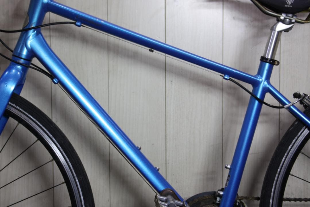 コーダーブルームrail 700C アルミ 27速 440mm クロス BLUE