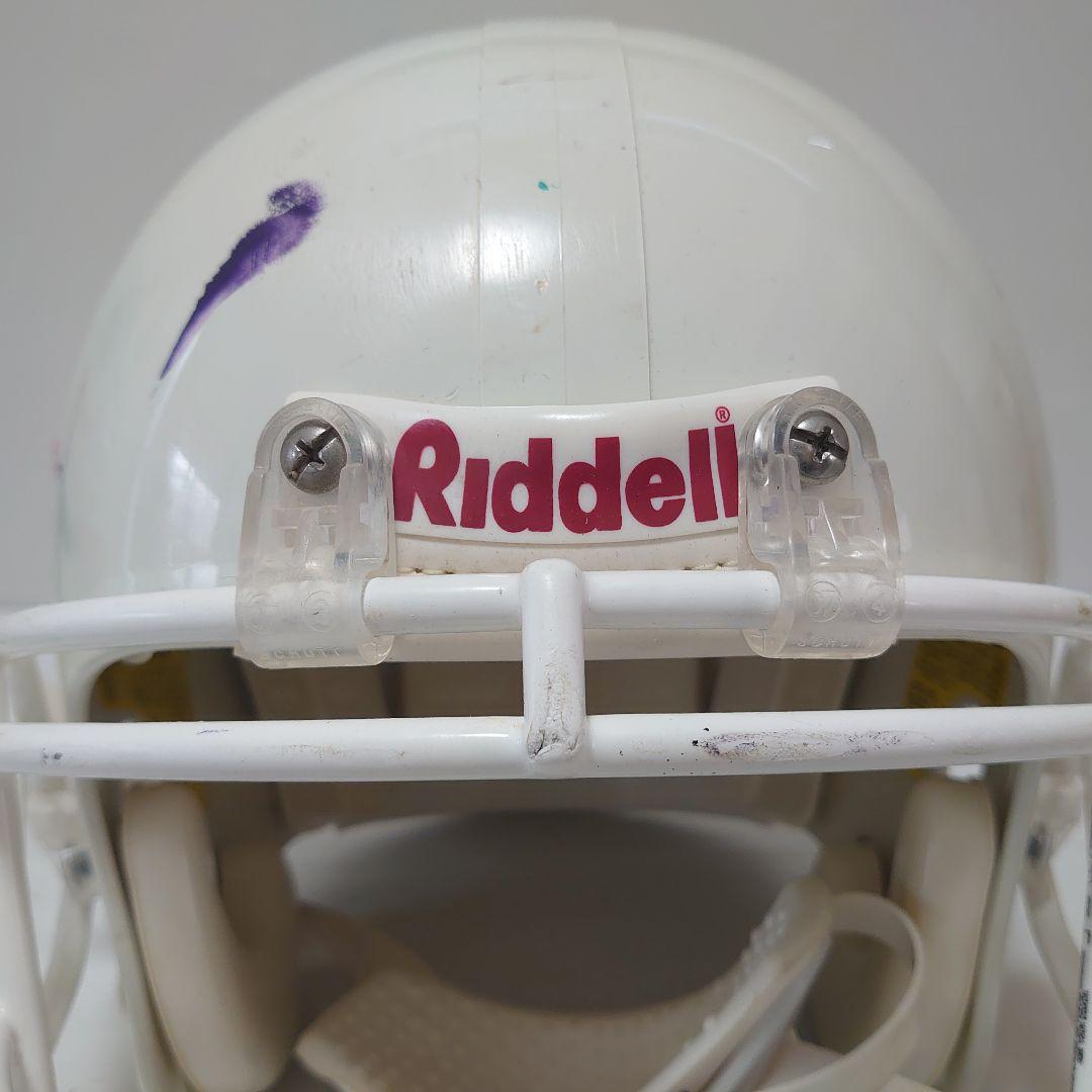 Riddell アメリカンフットボールヘルメット ホワイト　Mサイズ