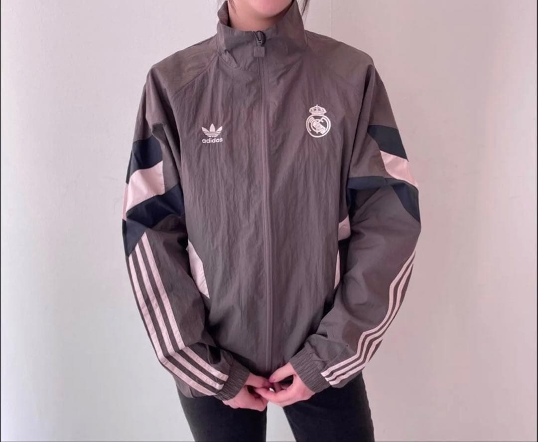 【adidas】レアルマドリード＊アンセムジャケット＊ L