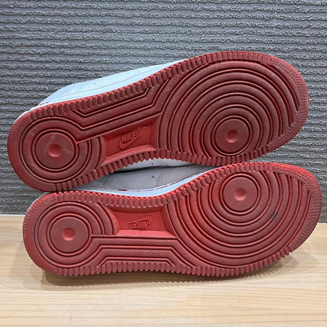 NIKE AIR FORCE 1 スニーカー 27.5cm レッド×ホワイト