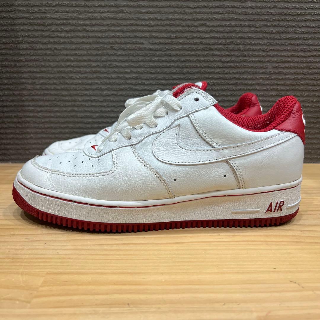 NIKE AIR FORCE 1 スニーカー 27.5cm レッド×ホワイト