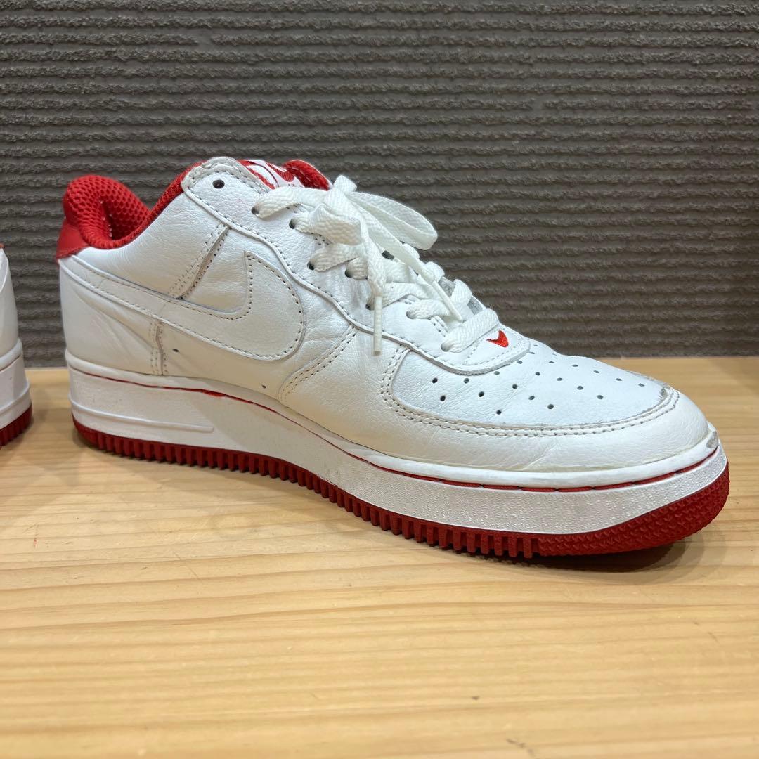 NIKE AIR FORCE 1 スニーカー 27.5cm レッド×ホワイト