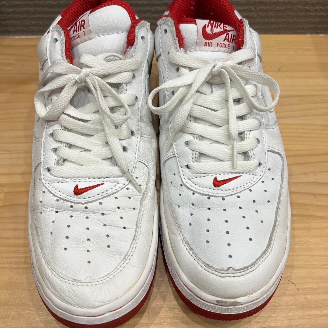 NIKE AIR FORCE 1 スニーカー 27.5cm レッド×ホワイト