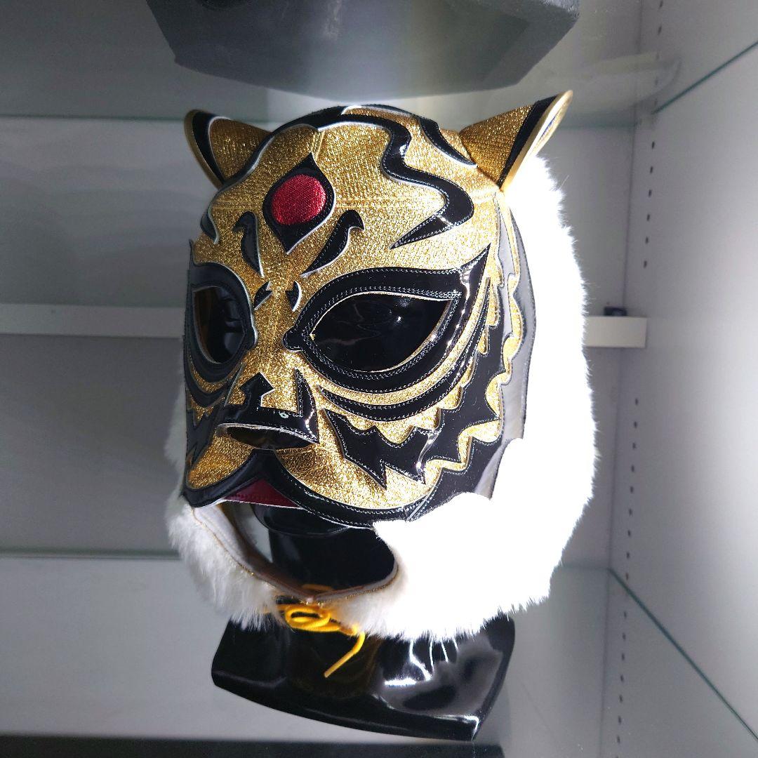 ＹＮ製タグ)2代目タイガーマスク・三沢タイガーの版権公式プロレスマスク