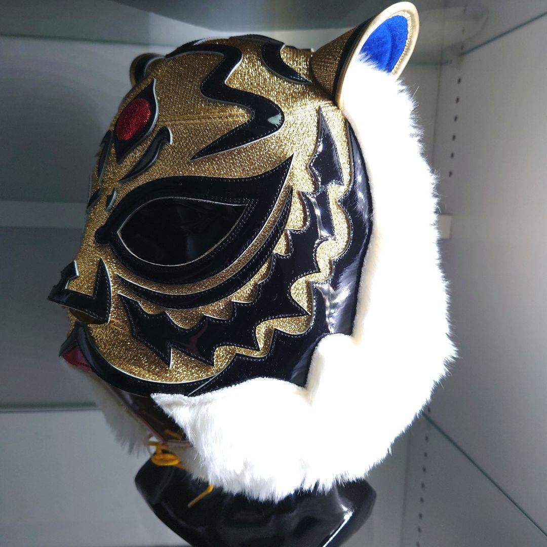ＹＮ製タグ)2代目タイガーマスク・三沢タイガーの版権公式プロレスマスク