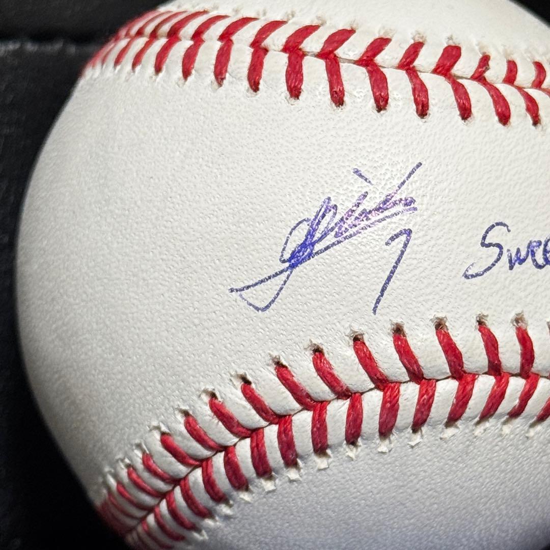 吉田正尚 直筆サインボール Sweet Caroline MLB ホログラム