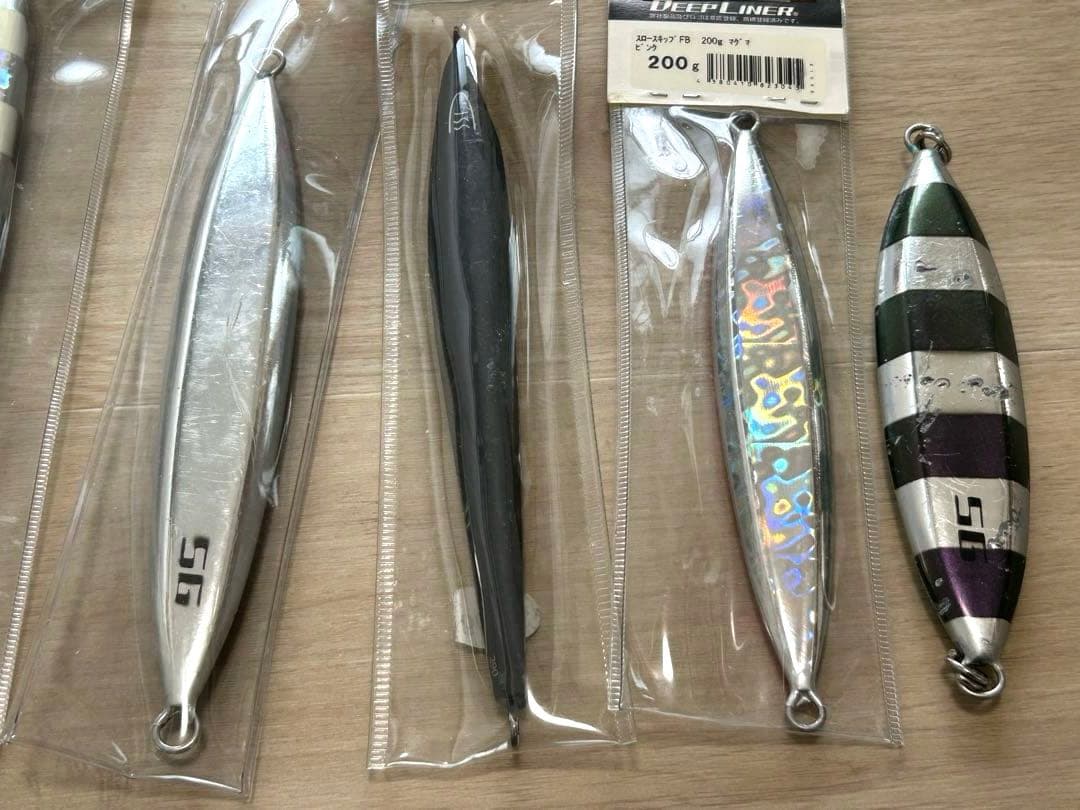 ディープライナー　ジグセット②DEEPLINER スーパーグロー多数！