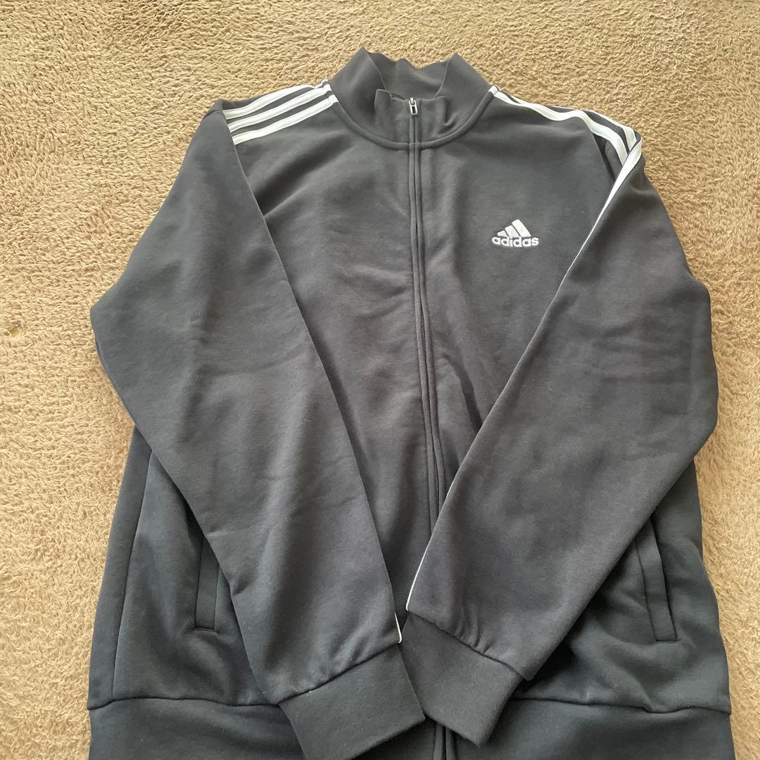 新品！値札付き！adidas ジャージ上下セット XL 黒