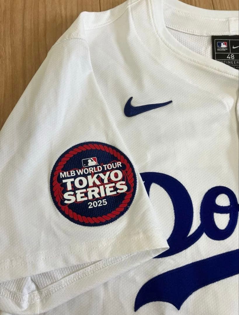 大谷翔平　MLB開幕戦東京シリーズ　ドジャース　オーセンティック　ユニホーム