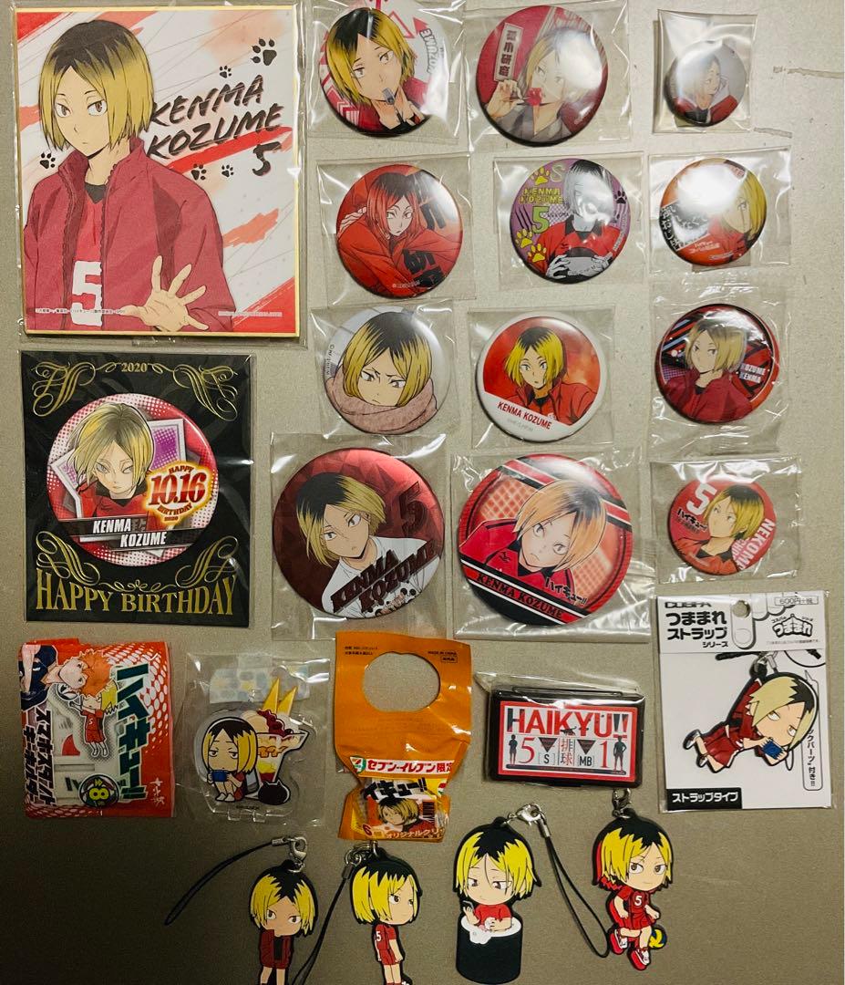 ハイキュー 孤爪 研磨 缶バッジ バースデー アクリルスタンド 合同練習会 レア
