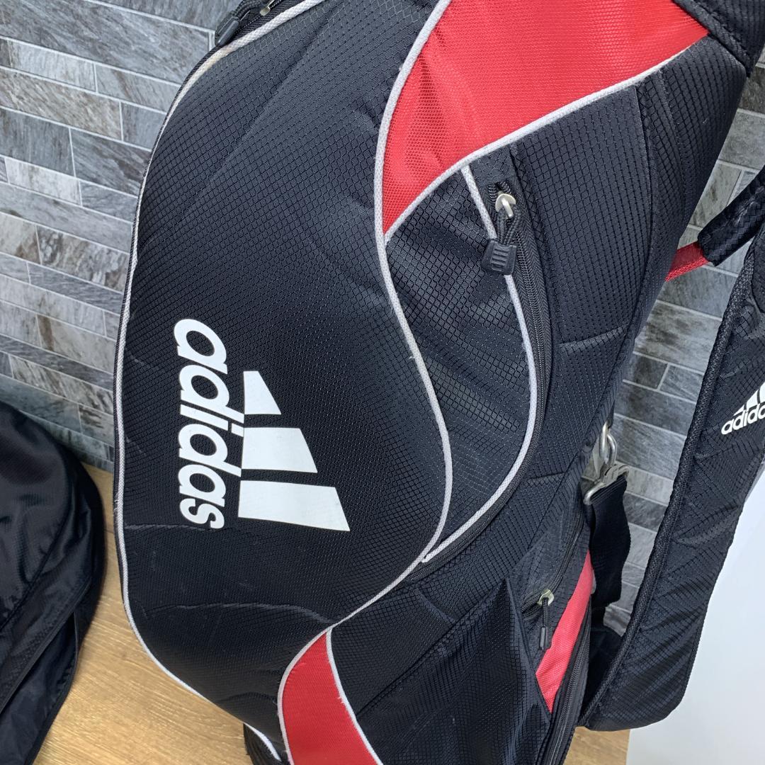 ゴルフボールおまけ付き　adidas　アディダス　キャディバッグ　ゴルフバッグ