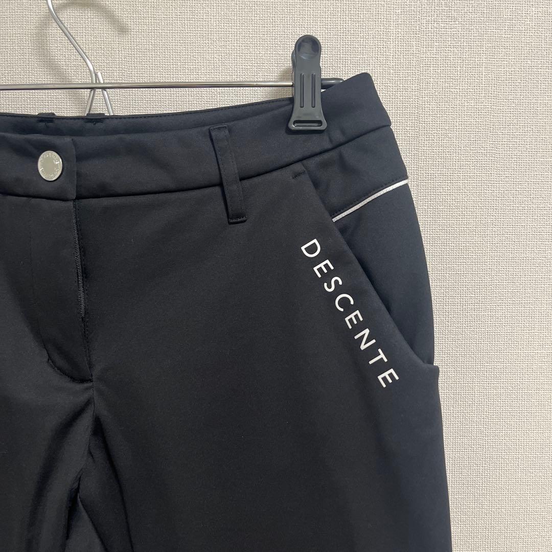 DESCENTE レディース ゴルフパンツ ブラック