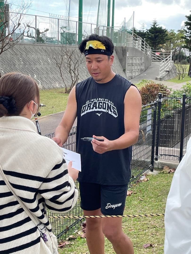 中日ドラゴンズ　沖縄キャンプ　大野雄大投手