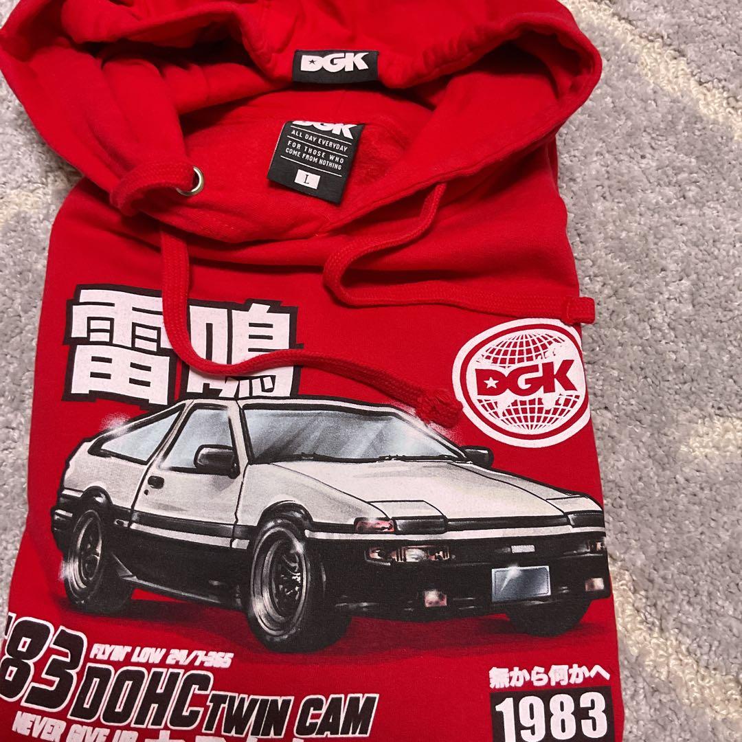 ウェア DGK AE86 Trueno Hoodie Sz L