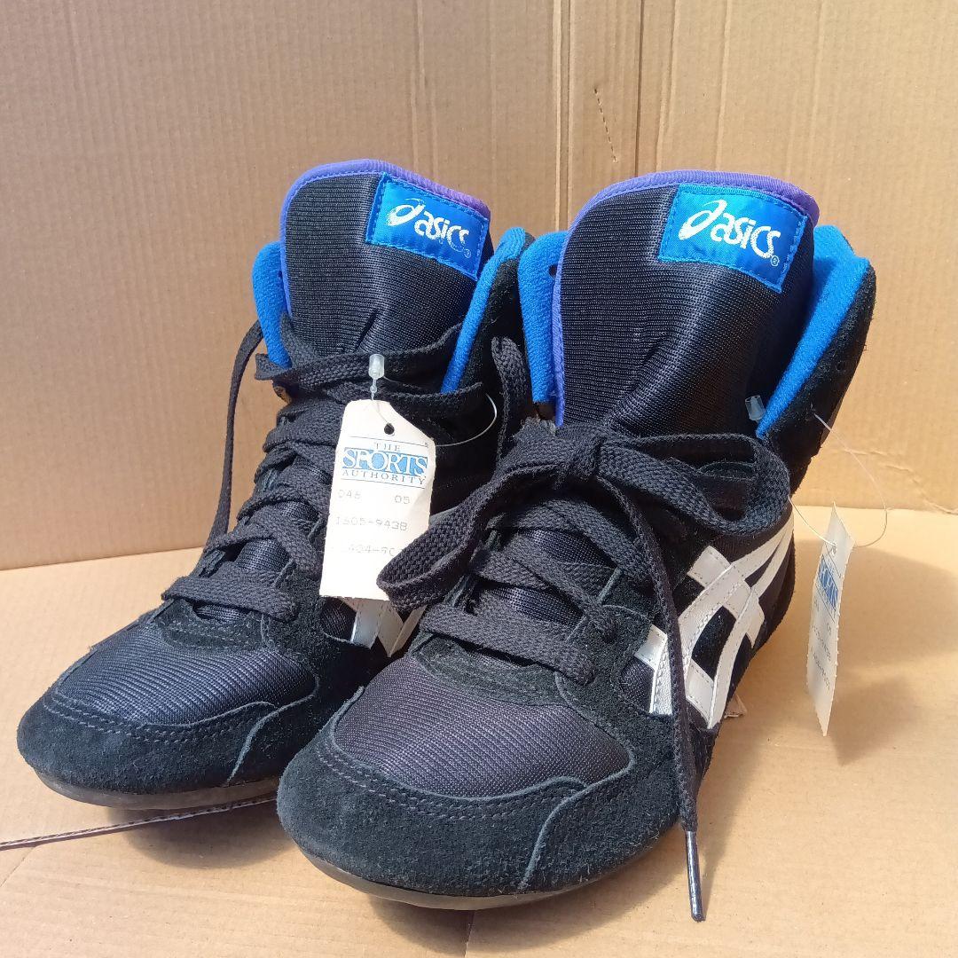未使用 ✨️ asics ボクシング レスリングシューズ ビンテージ 23.5