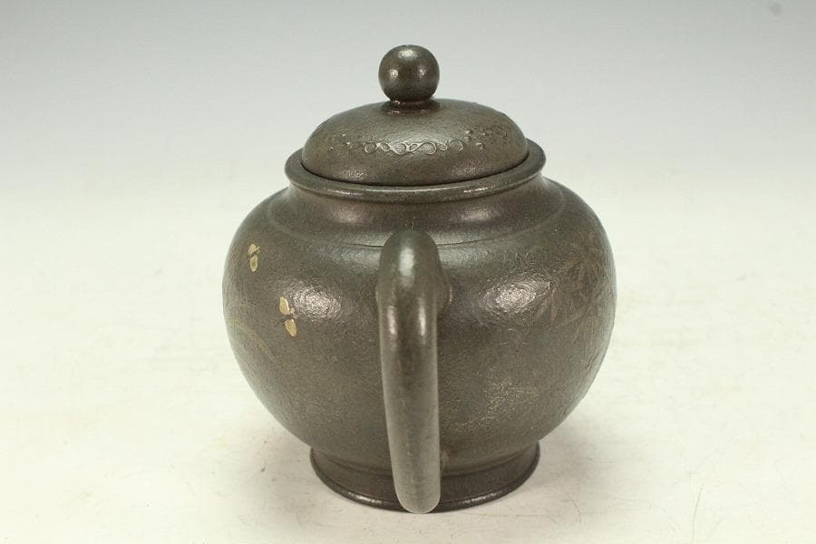 中国美術 煎茶壷 急須 在印 煎茶器(K-YC696)