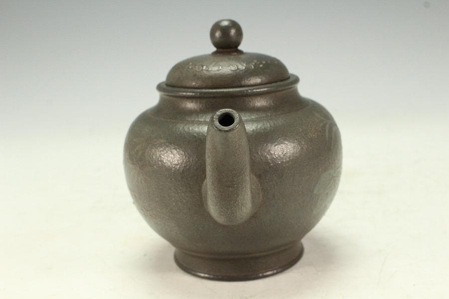 中国美術 煎茶壷 急須 在印 煎茶器(K-YC696)