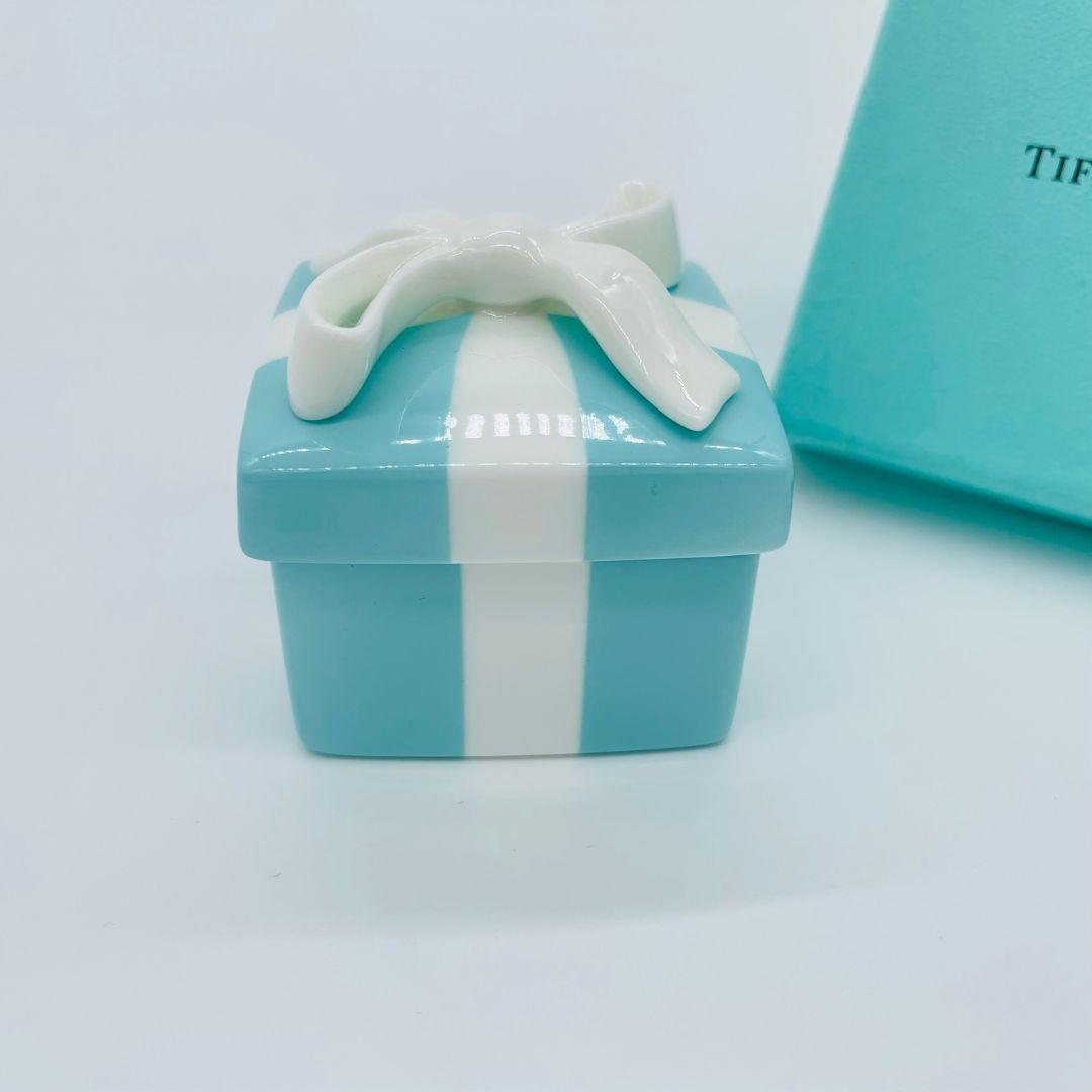Tiffany ティファニー ブルーボックス 小物入れ ブルー 陶器