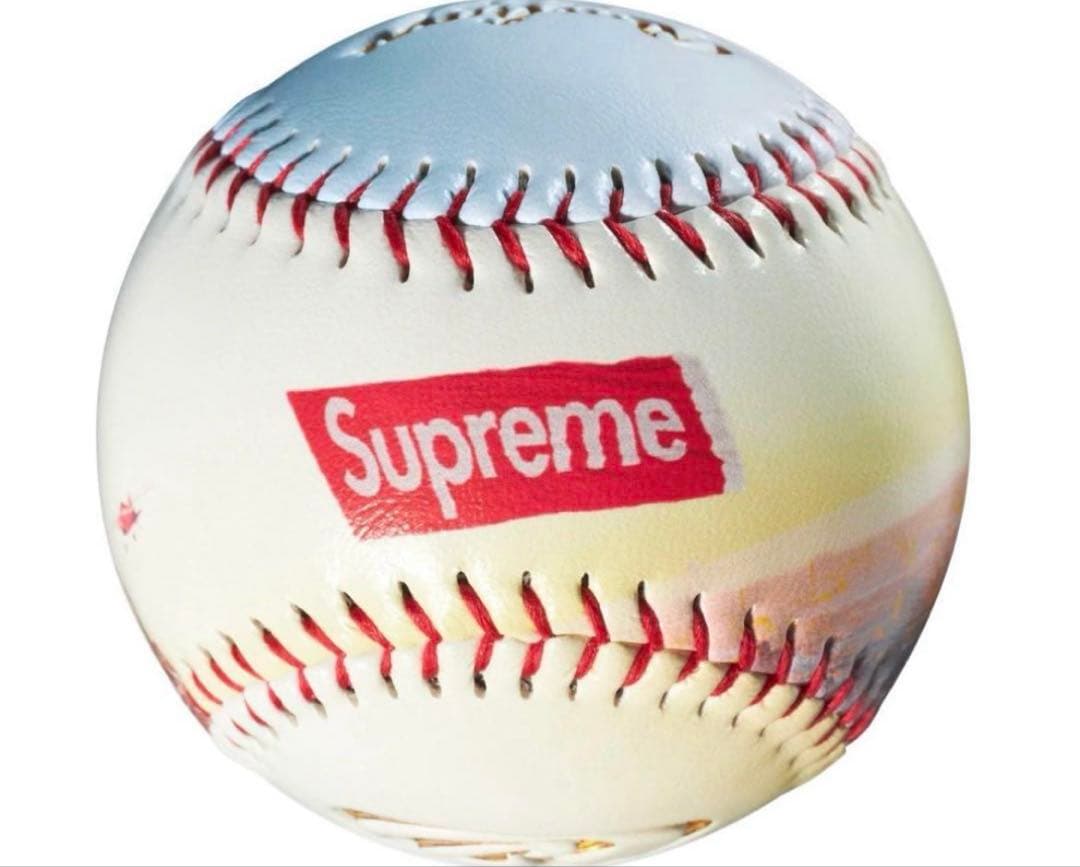 【Supreme】Rawlings Aerial 野球ボール　ステッカー付き