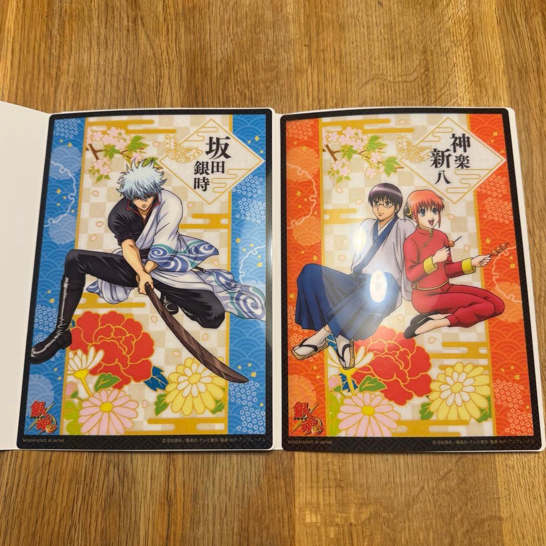 銀魂　ジャンボカードダス　クリアポスター　ベスト盤